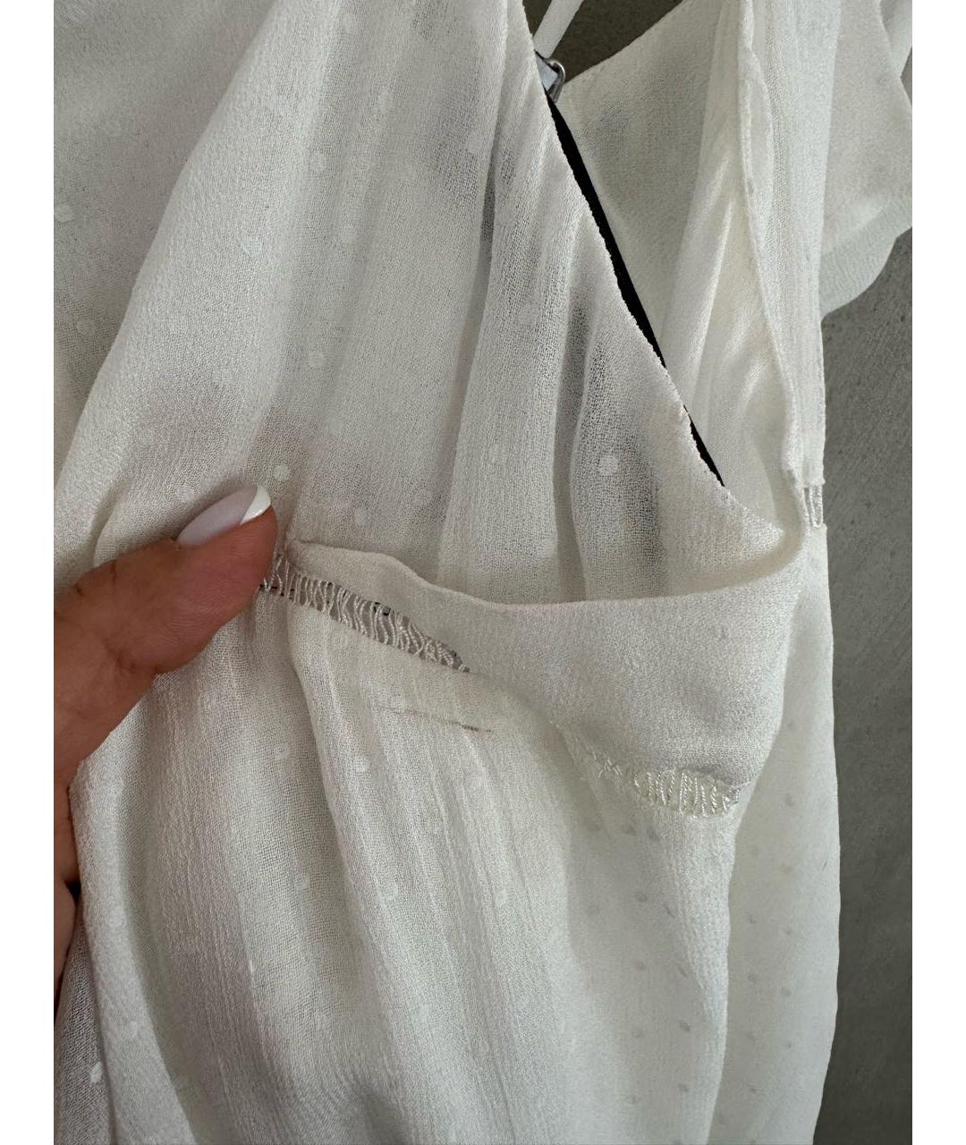 IRO Белое вискозное платье, фото 3