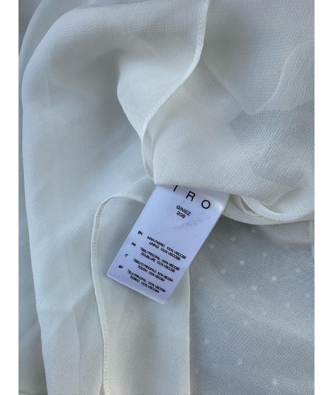 IRO Белое вискозное платье, фото 6