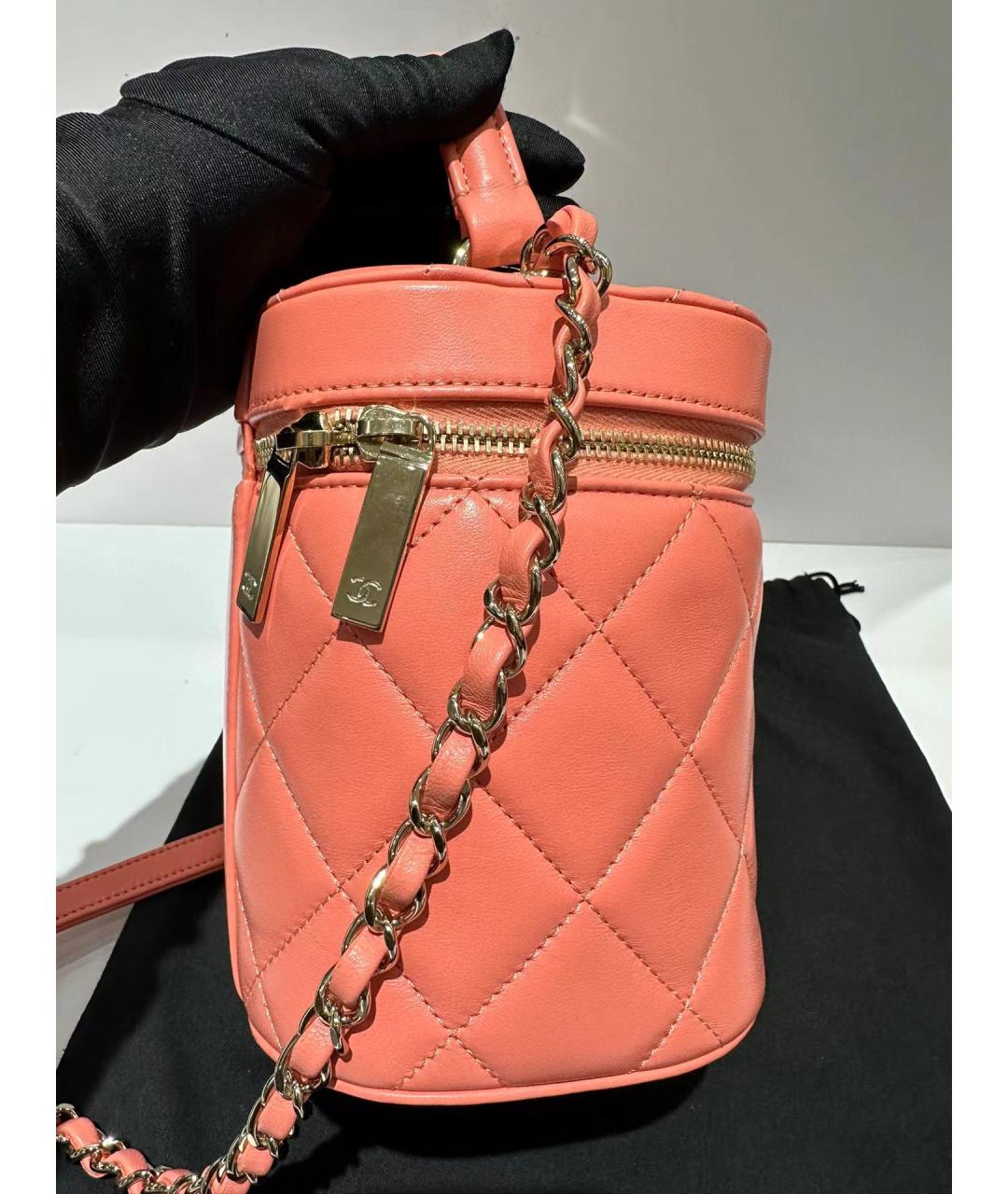 CHANEL PRE-OWNED Розовая сумка через плечо, фото 6