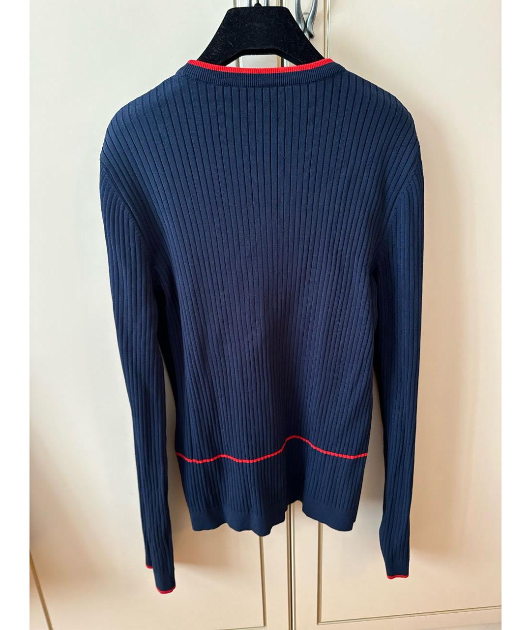 VALENTINO Темно-синий вискозный джемпер / свитер, фото 2