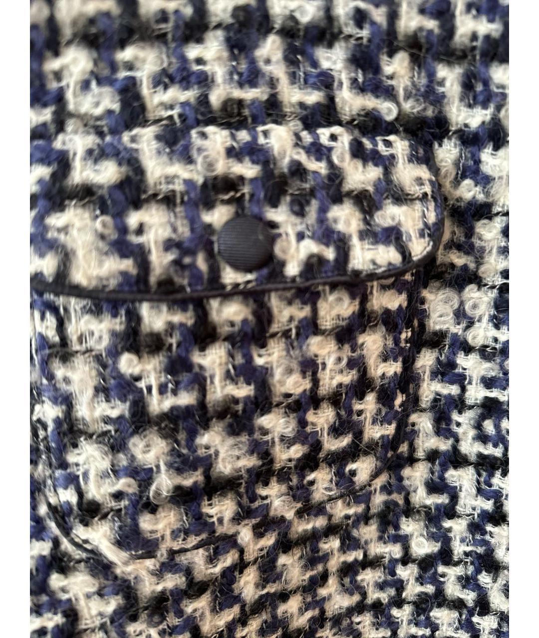 EMPORIO ARMANI Мульти шерстяная юбка мини, фото 4