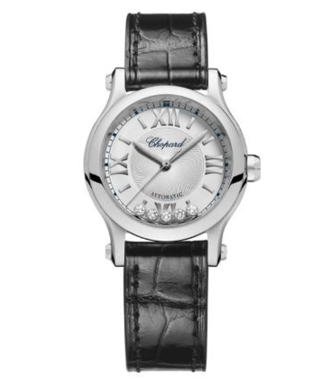 CHOPARD Белые металлические часы, фото 1