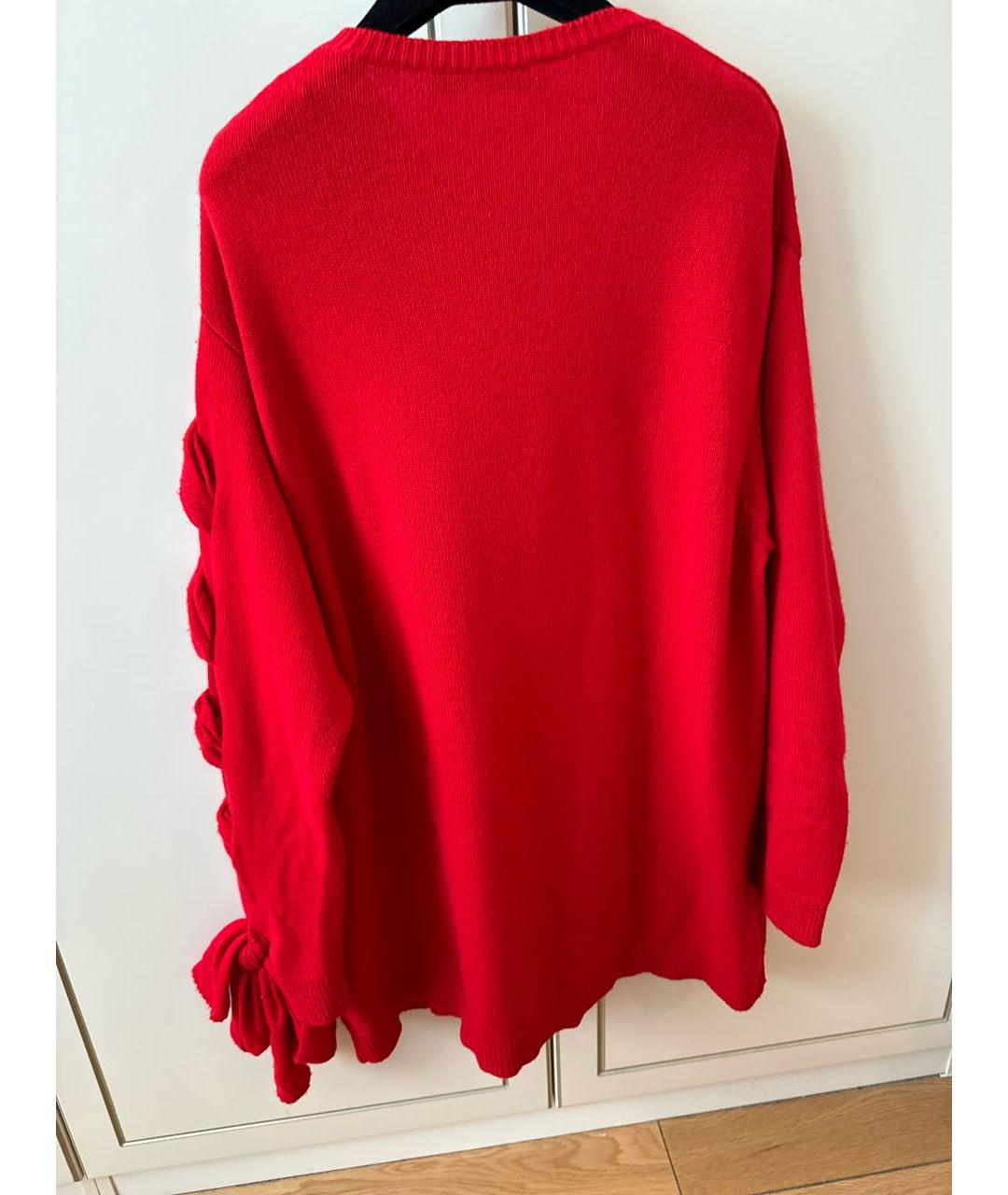 VALENTINO Красный кашемировый джемпер / свитер, фото 2