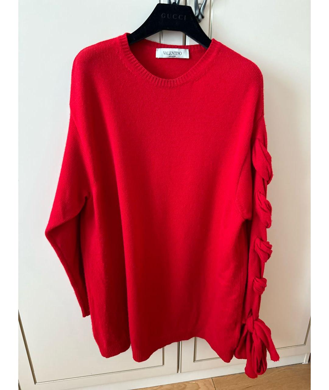 VALENTINO Красный кашемировый джемпер / свитер, фото 9