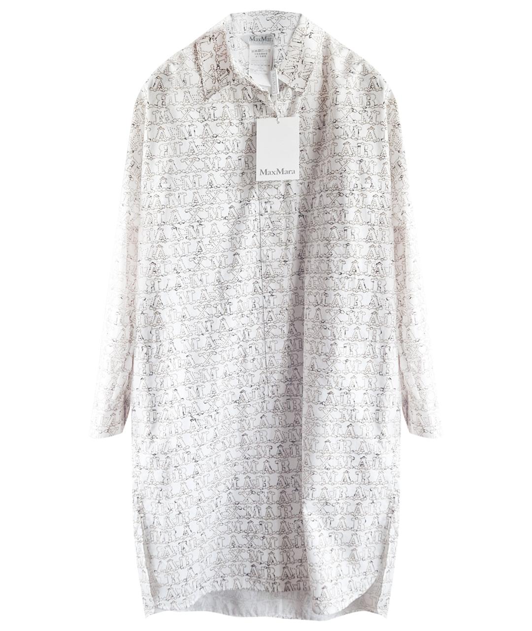 MAX MARA Бежевое хлопковое повседневное платье, фото 1