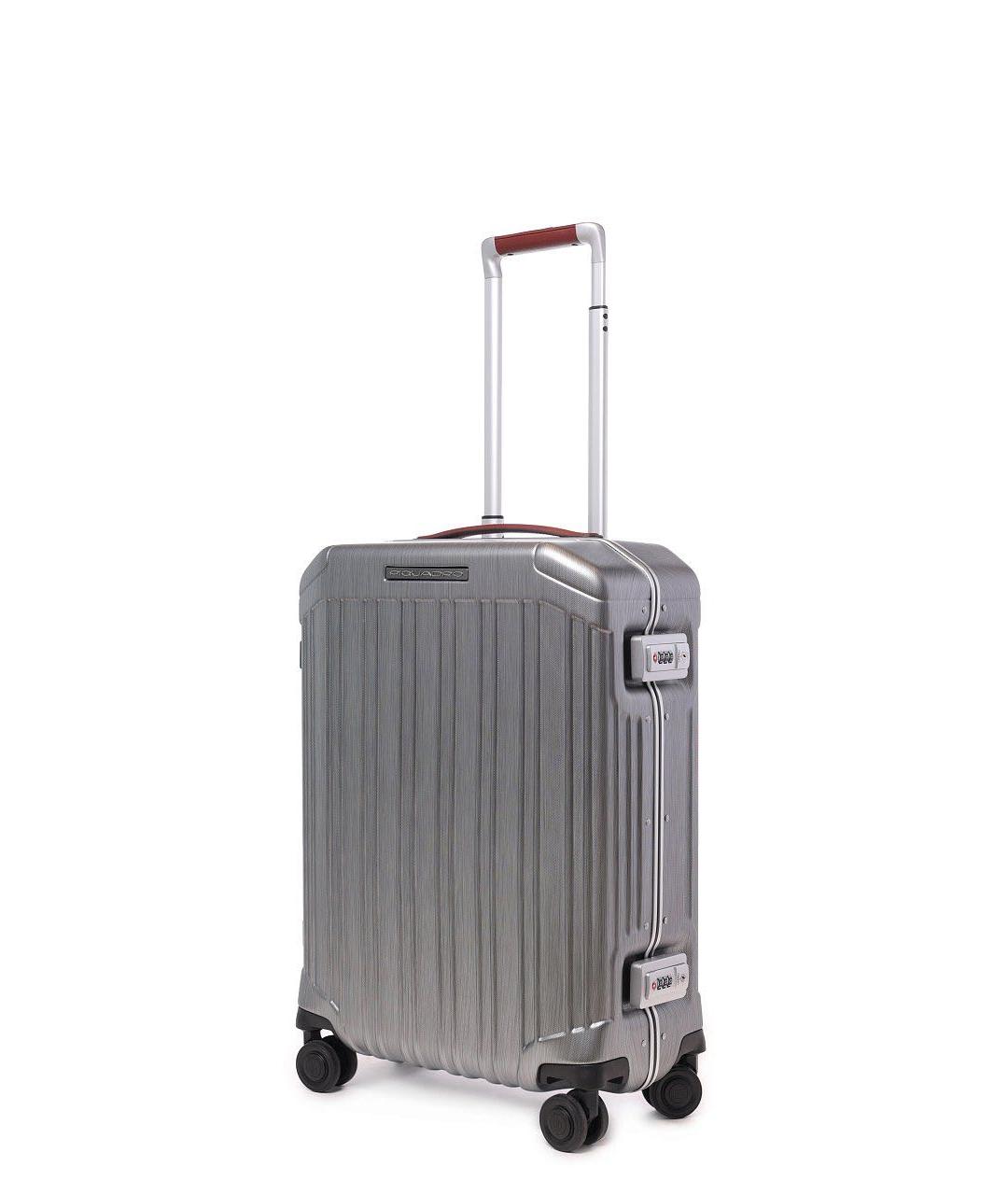 PIQUADRO Серый чемодан, фото 2