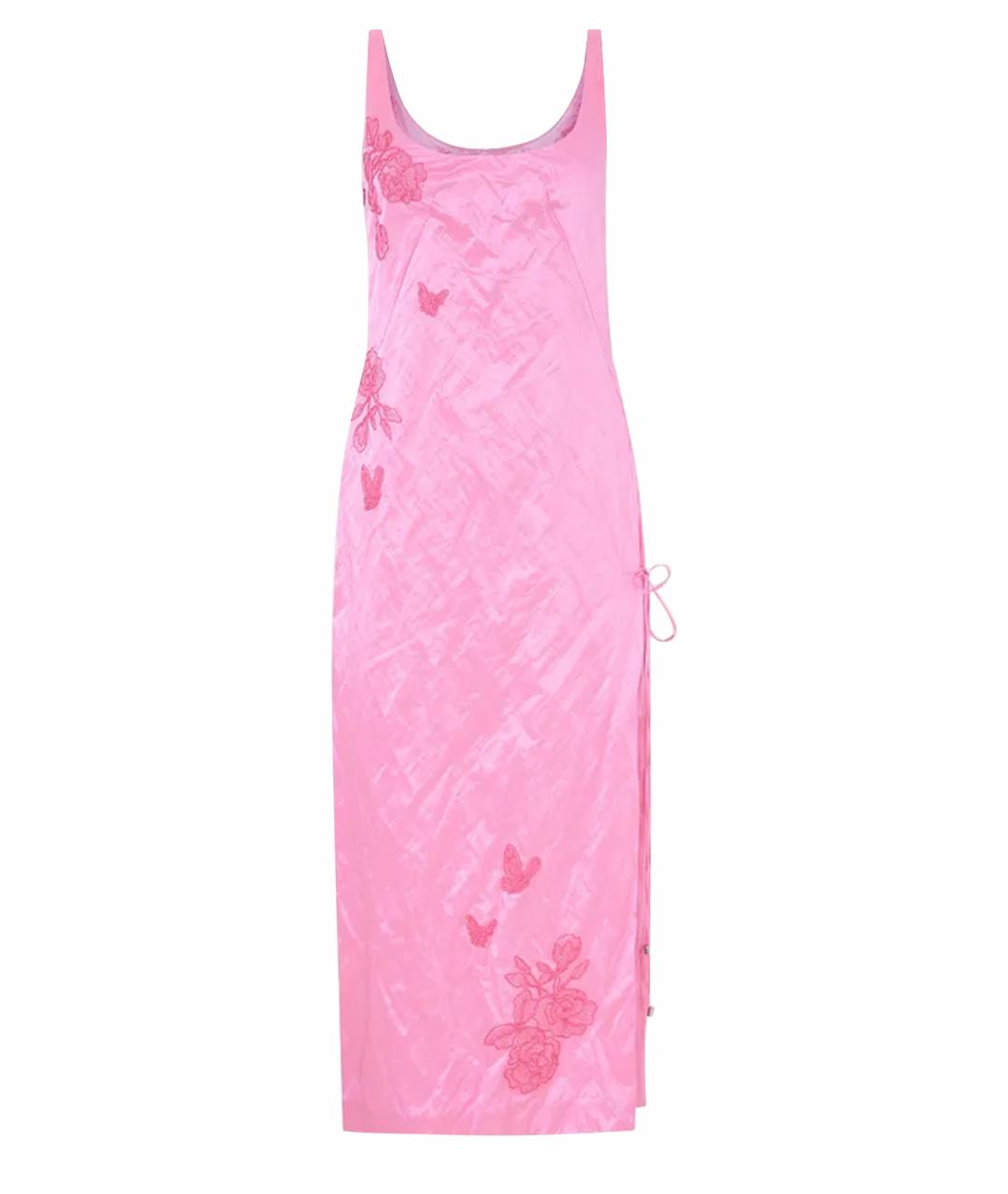BLUMARINE Розовое коктейльное платье, фото 1