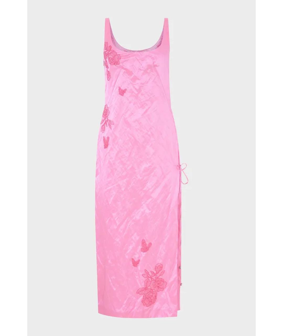 BLUMARINE Розовое коктейльное платье, фото 6