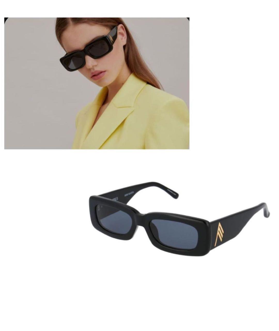 THE ATTICO Черные пластиковые солнцезащитные очки, фото 8