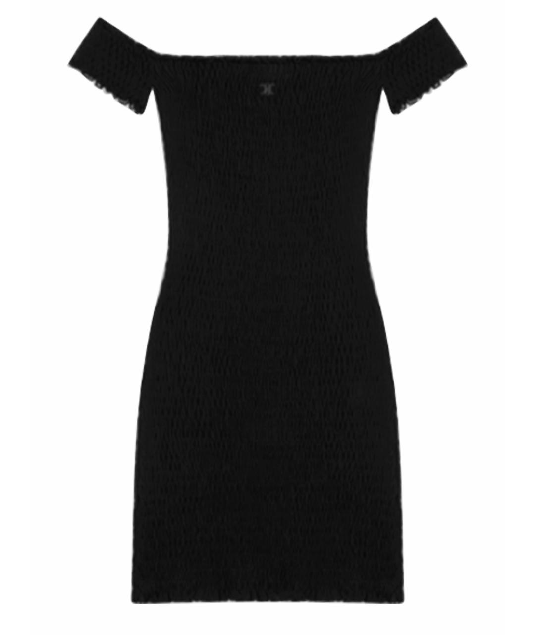 CELINE PRE-OWNED Черное шелковое повседневное платье, фото 1