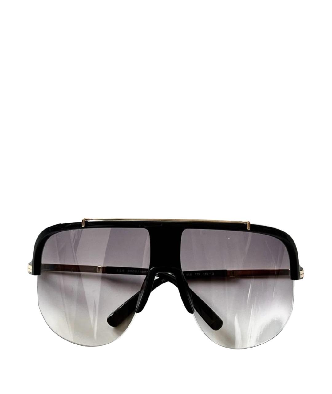 DSQUARED2 Черные металлические солнцезащитные очки, фото 1