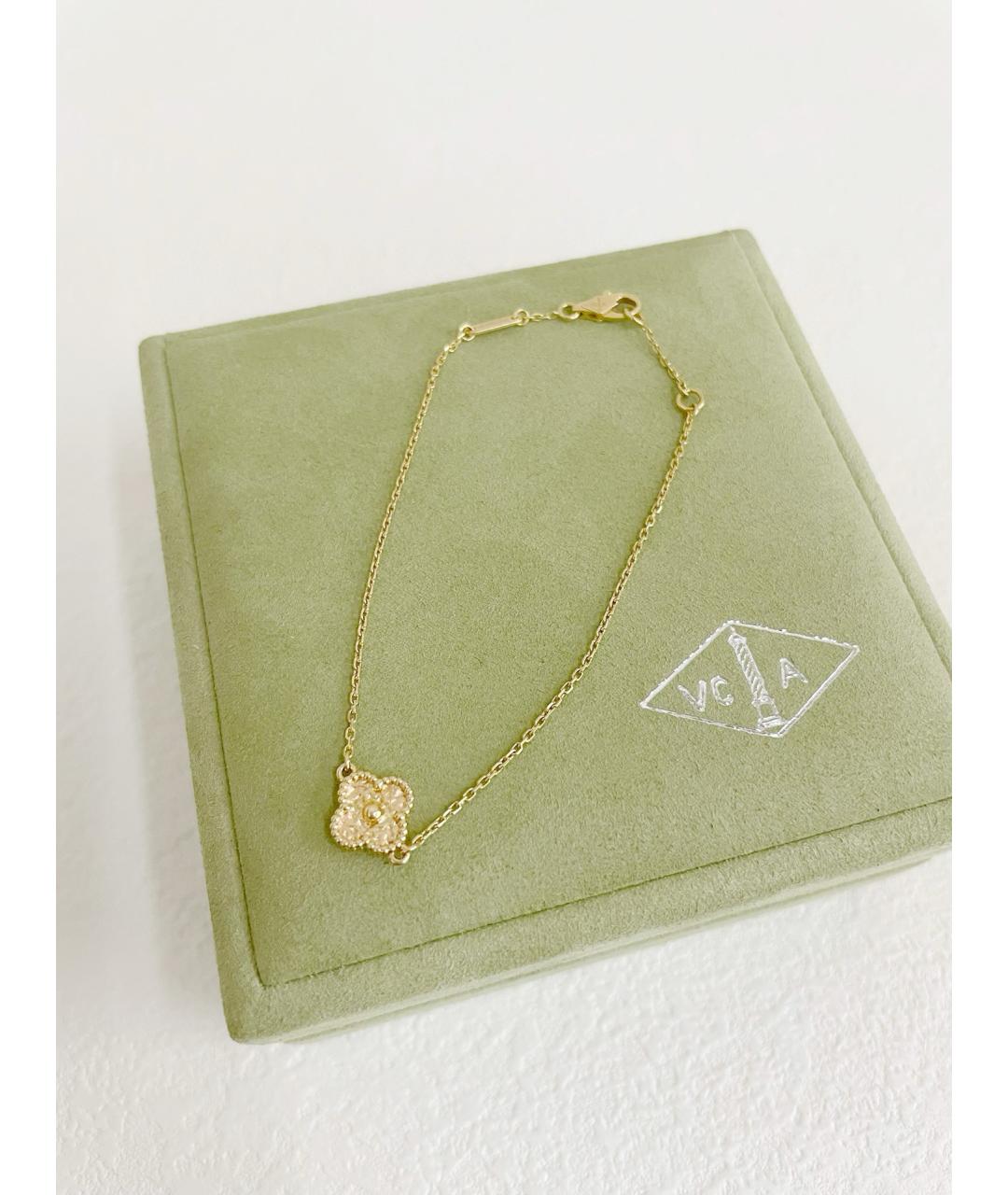 VAN CLEEF & ARPELS Золотой браслет из желтого золота, фото 5