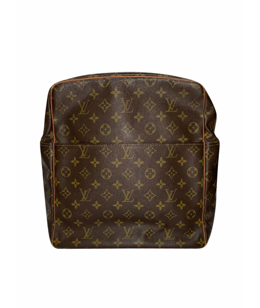 LOUIS VUITTON Коричневая кожаная сумка на плечо, фото 1