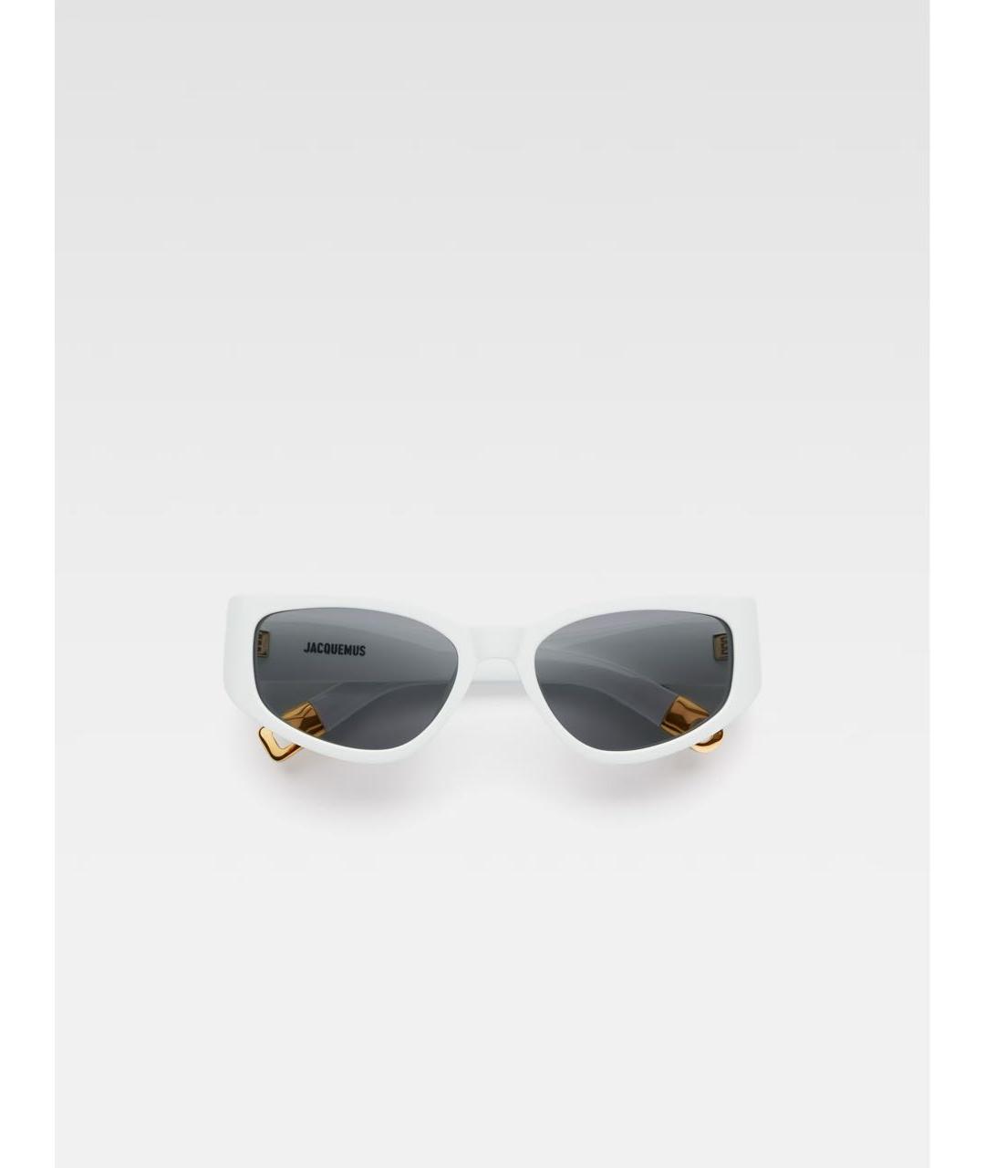 JACQUEMUS Белые солнцезащитные очки, фото 5