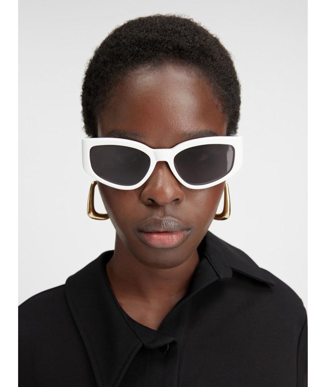 JACQUEMUS Белые солнцезащитные очки, фото 3