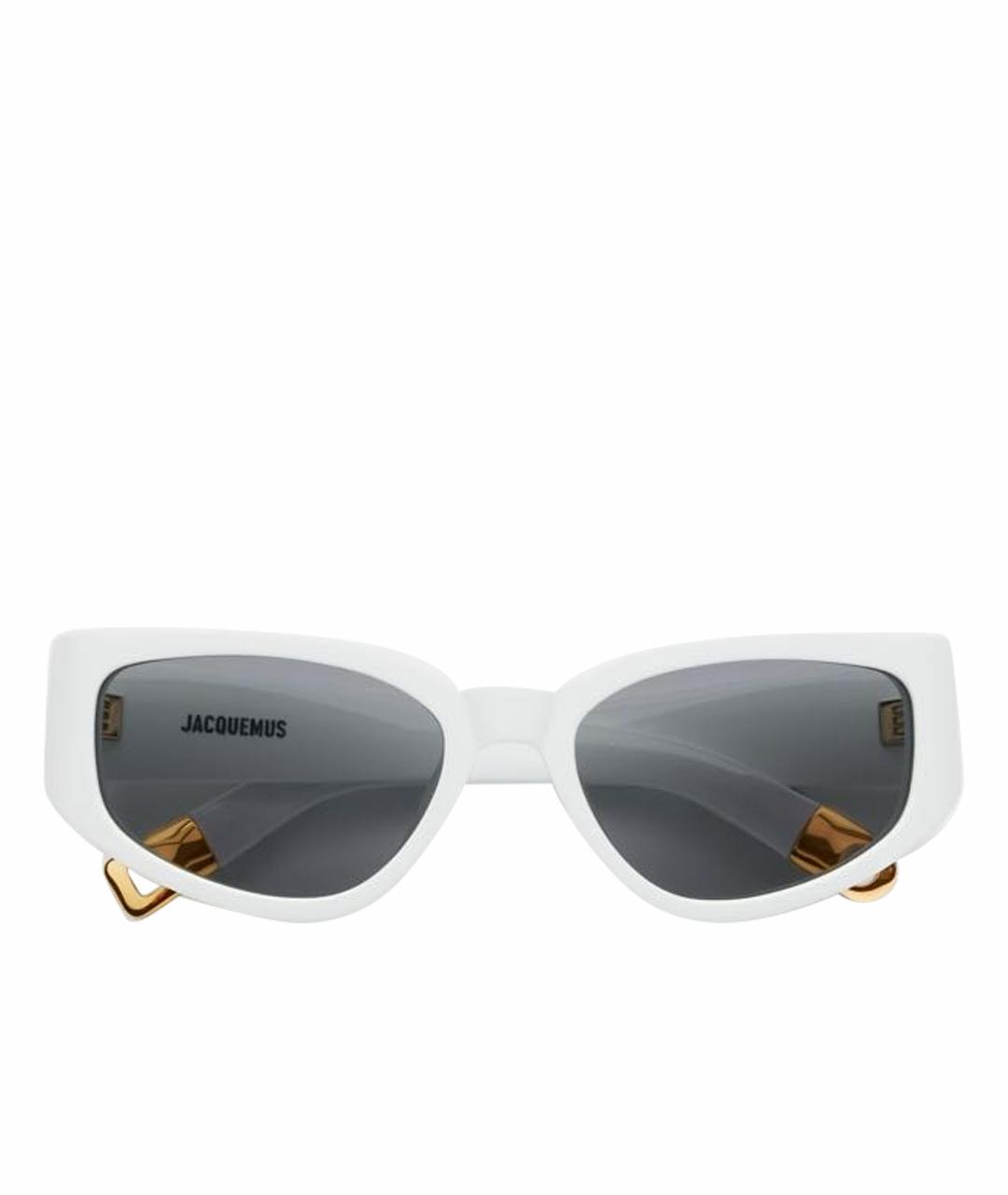 JACQUEMUS Белые солнцезащитные очки, фото 1