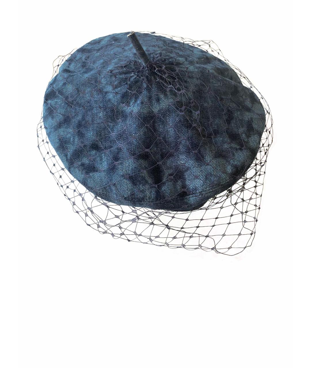 CHRISTIAN DIOR PRE-OWNED Синяя хлопковая шляпа, фото 1