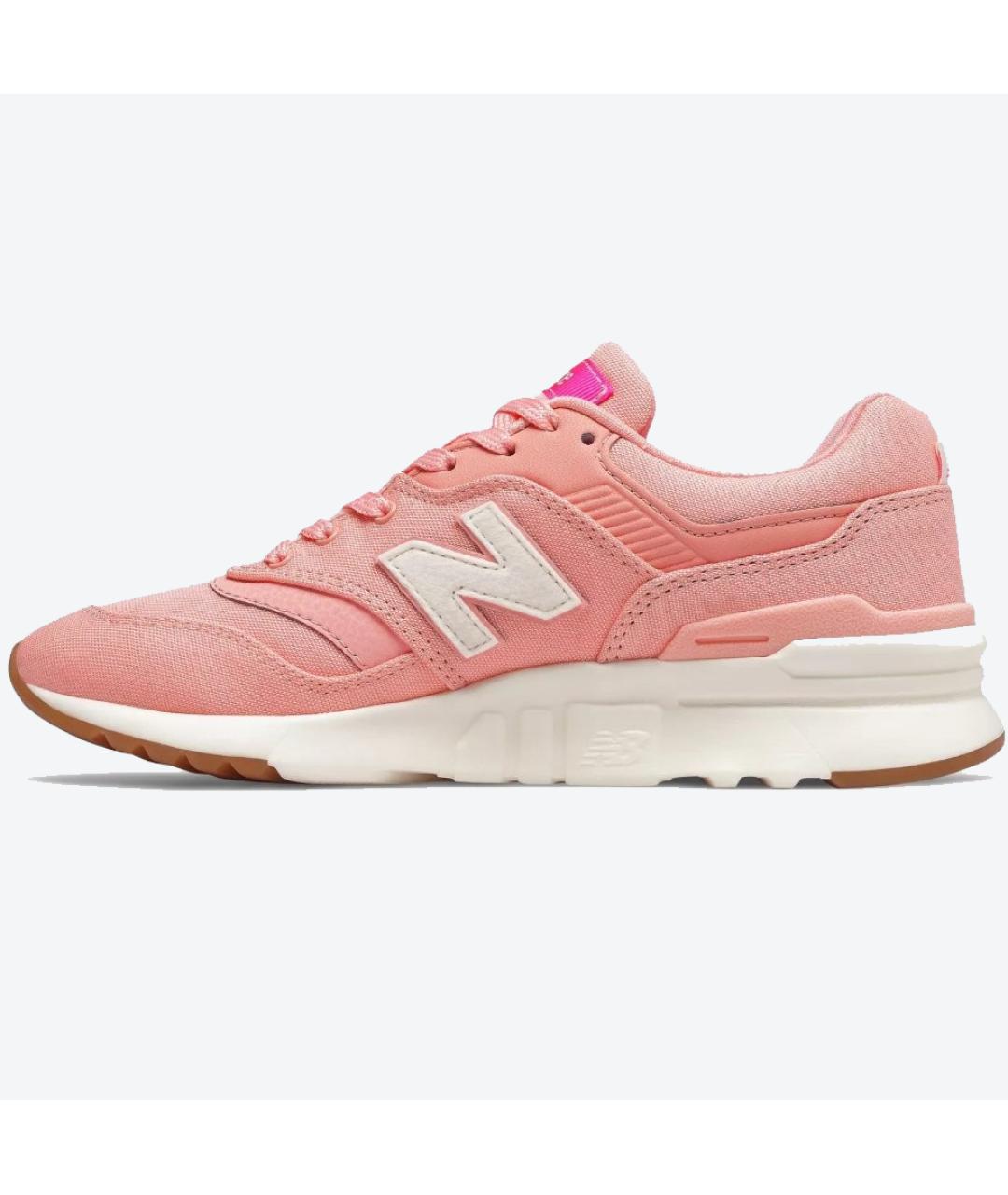 NEW BALANCE Коралловые текстильные кроссовки, фото 2