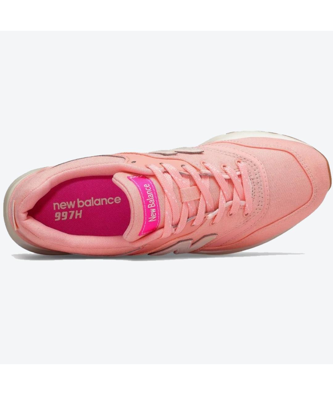 NEW BALANCE Коралловые текстильные кроссовки, фото 4