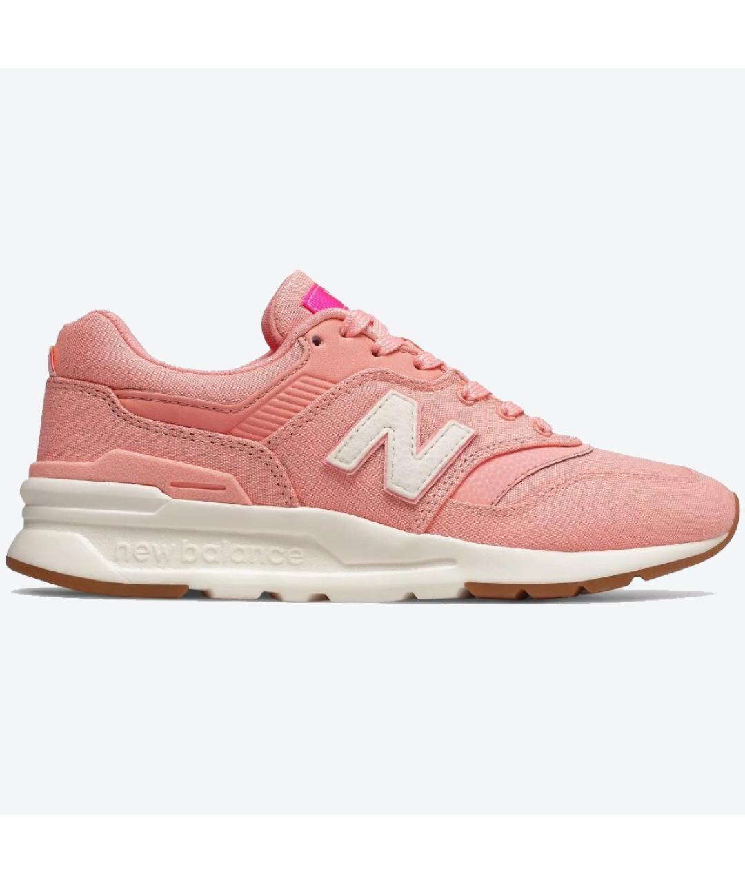 NEW BALANCE Коралловые текстильные кроссовки, фото 5