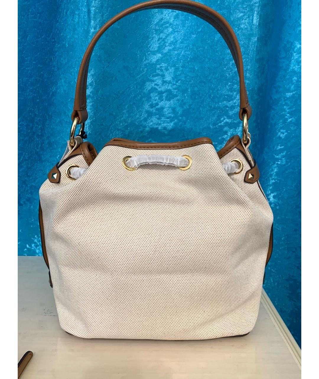 MICHAEL KORS Бежевая сумка тоут, фото 3
