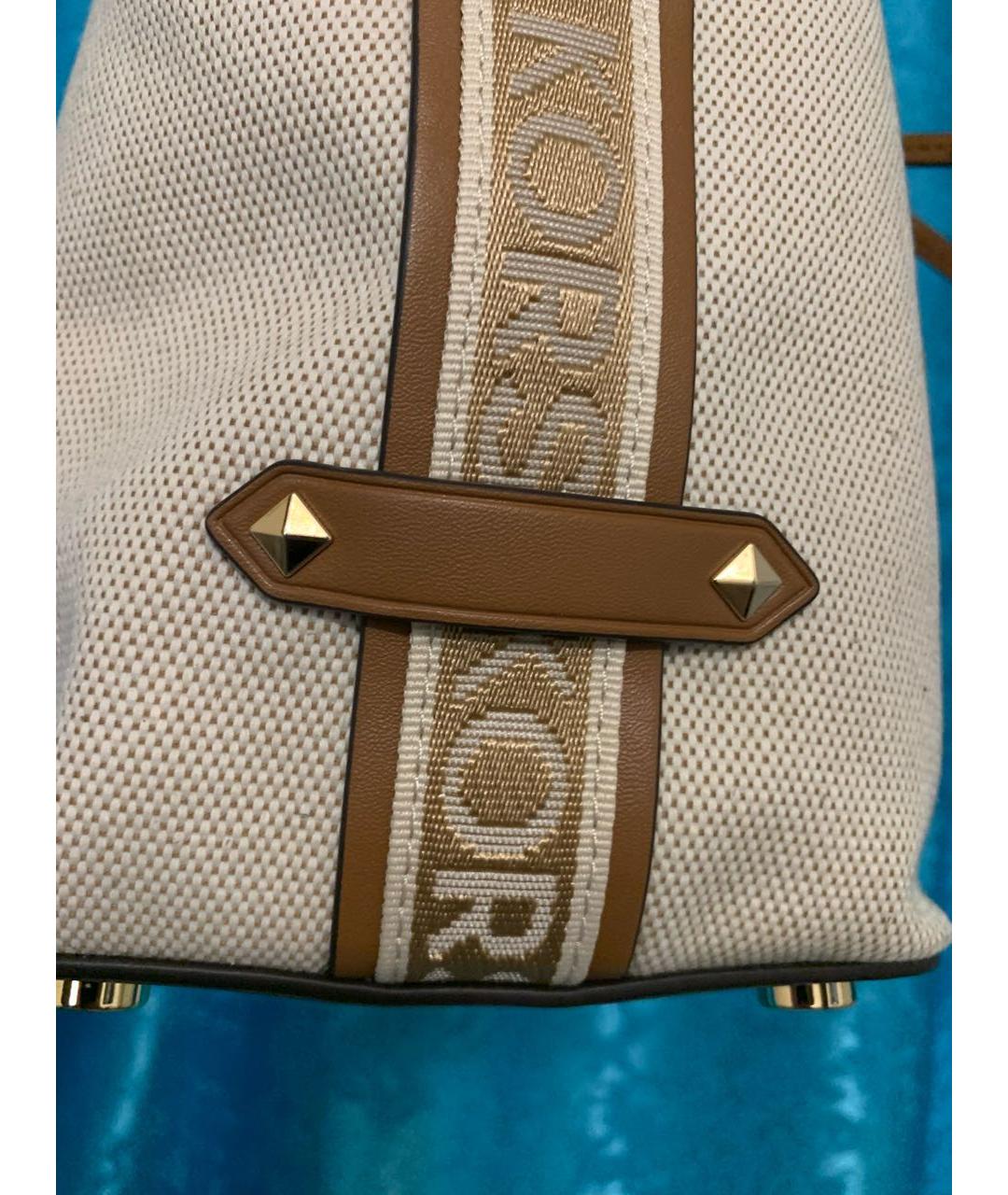 MICHAEL KORS Бежевая сумка тоут, фото 6