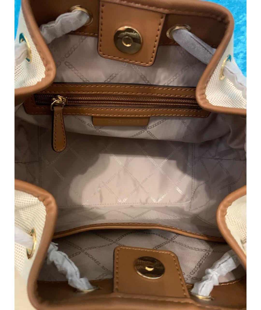 MICHAEL KORS Бежевая сумка тоут, фото 5