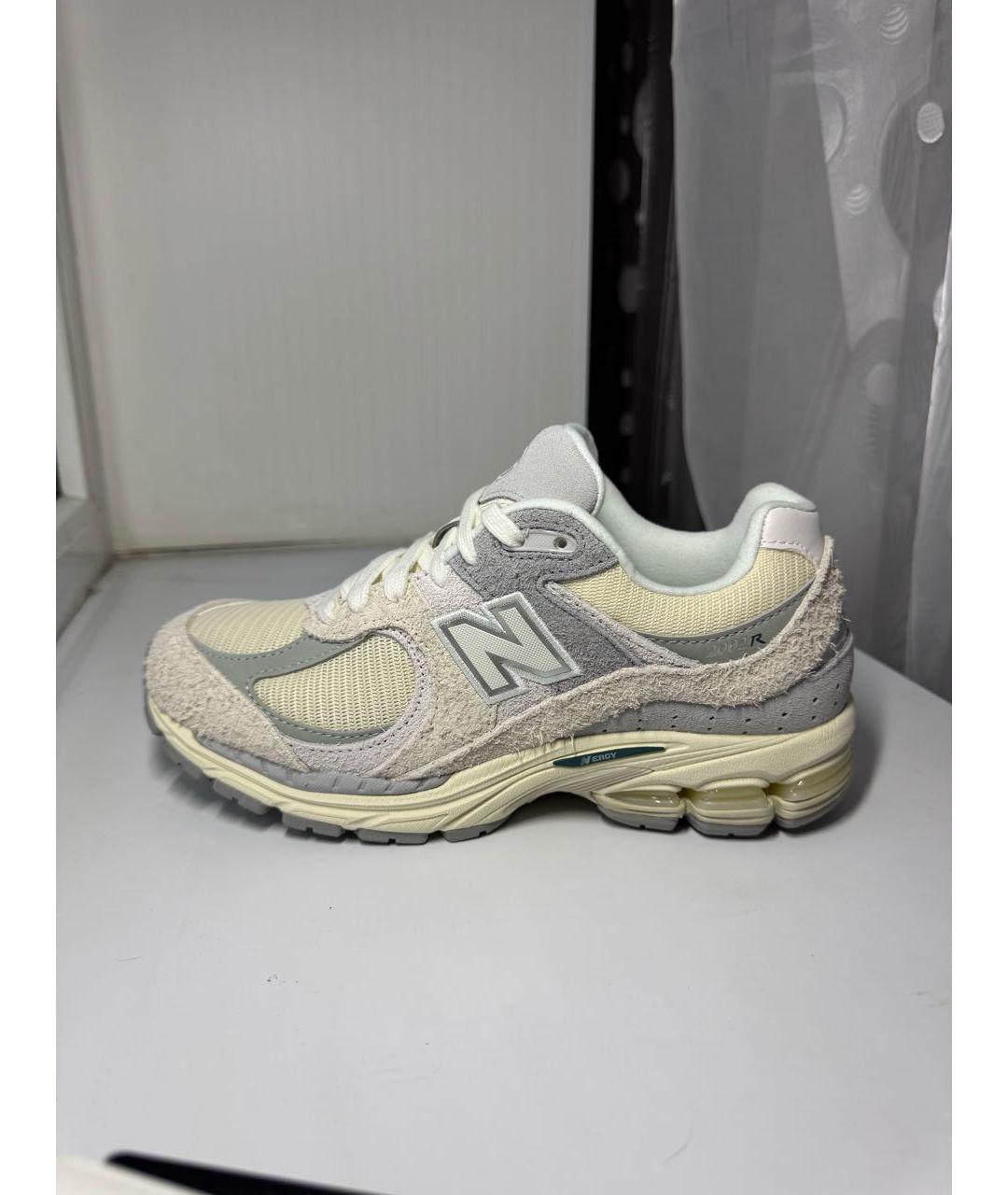 NEW BALANCE Бежевые замшевые кроссовки, фото 8