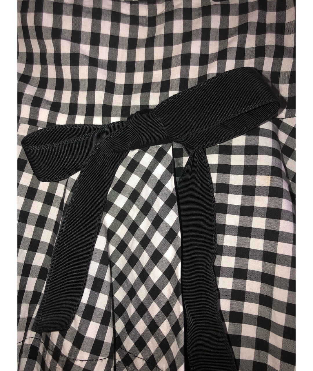 SIMONETTA Черная хлопковая юбка, фото 4