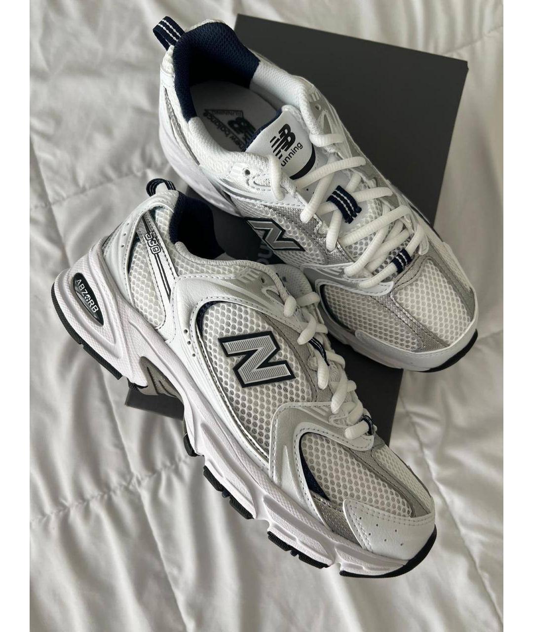 NEW BALANCE Белые кроссовки, фото 3