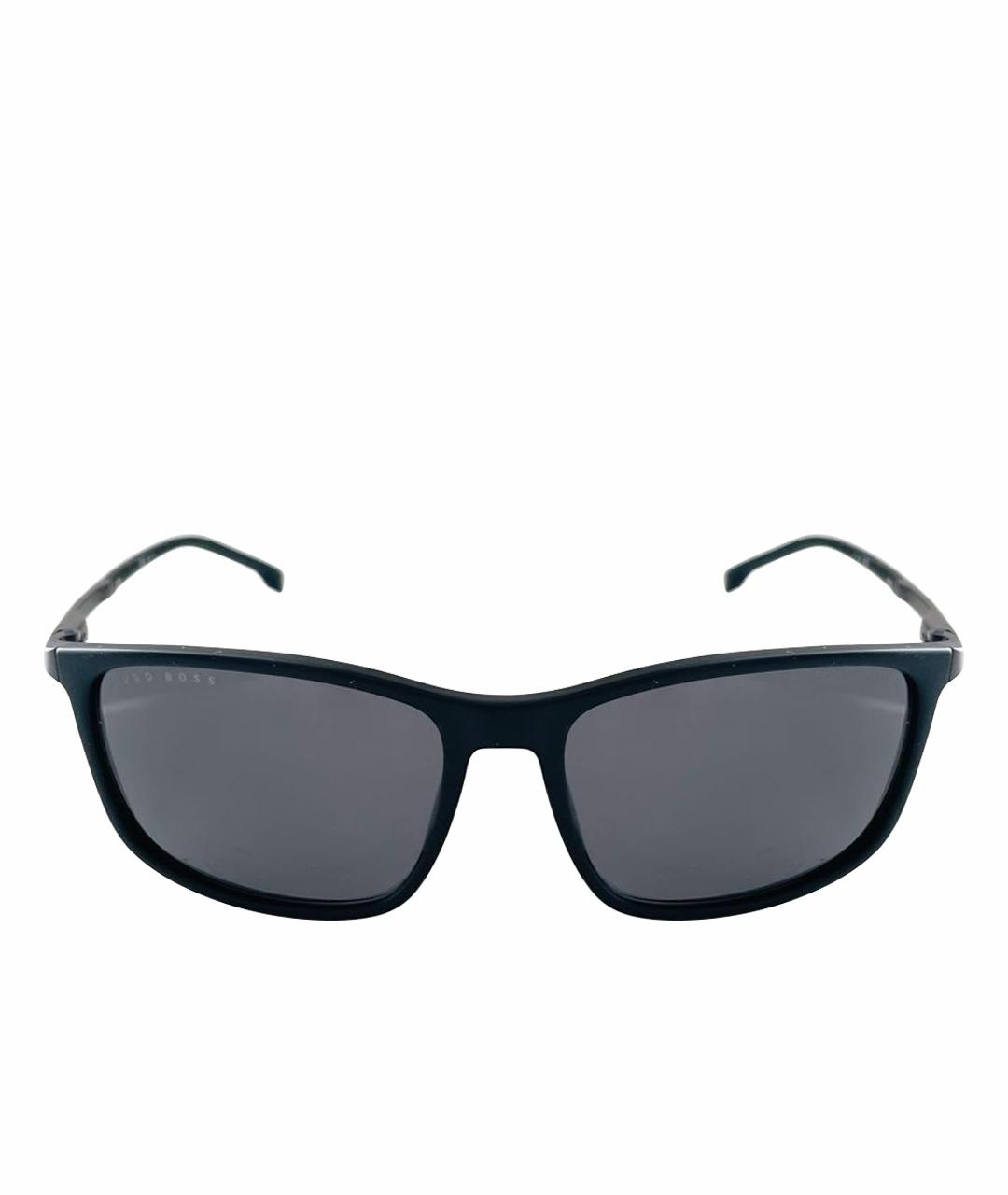 HUGO BOSS Черные металлические солнцезащитные очки, фото 1