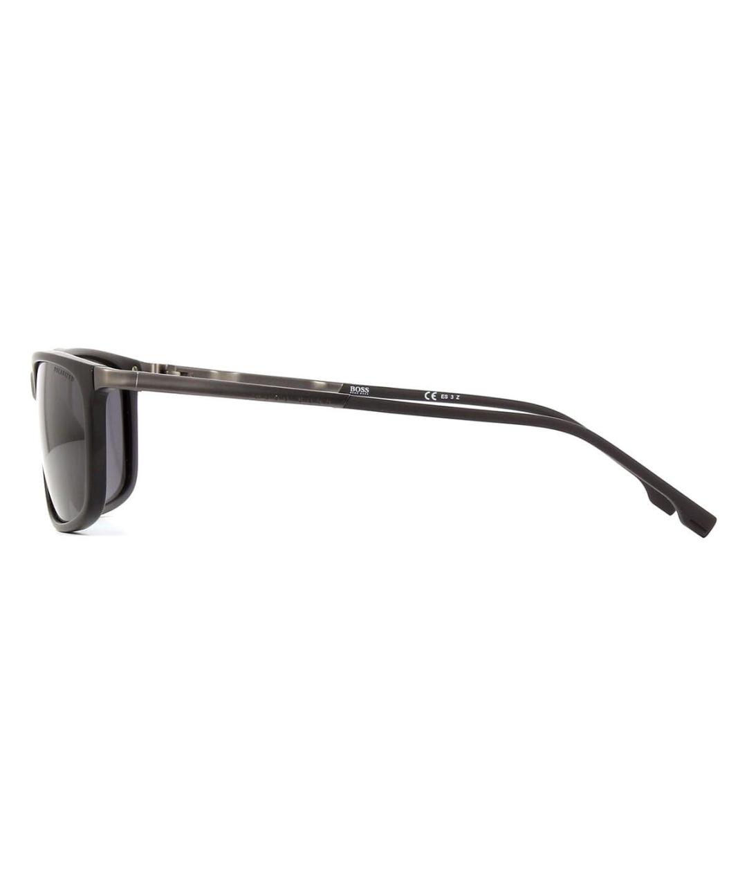 HUGO BOSS Черные металлические солнцезащитные очки, фото 5