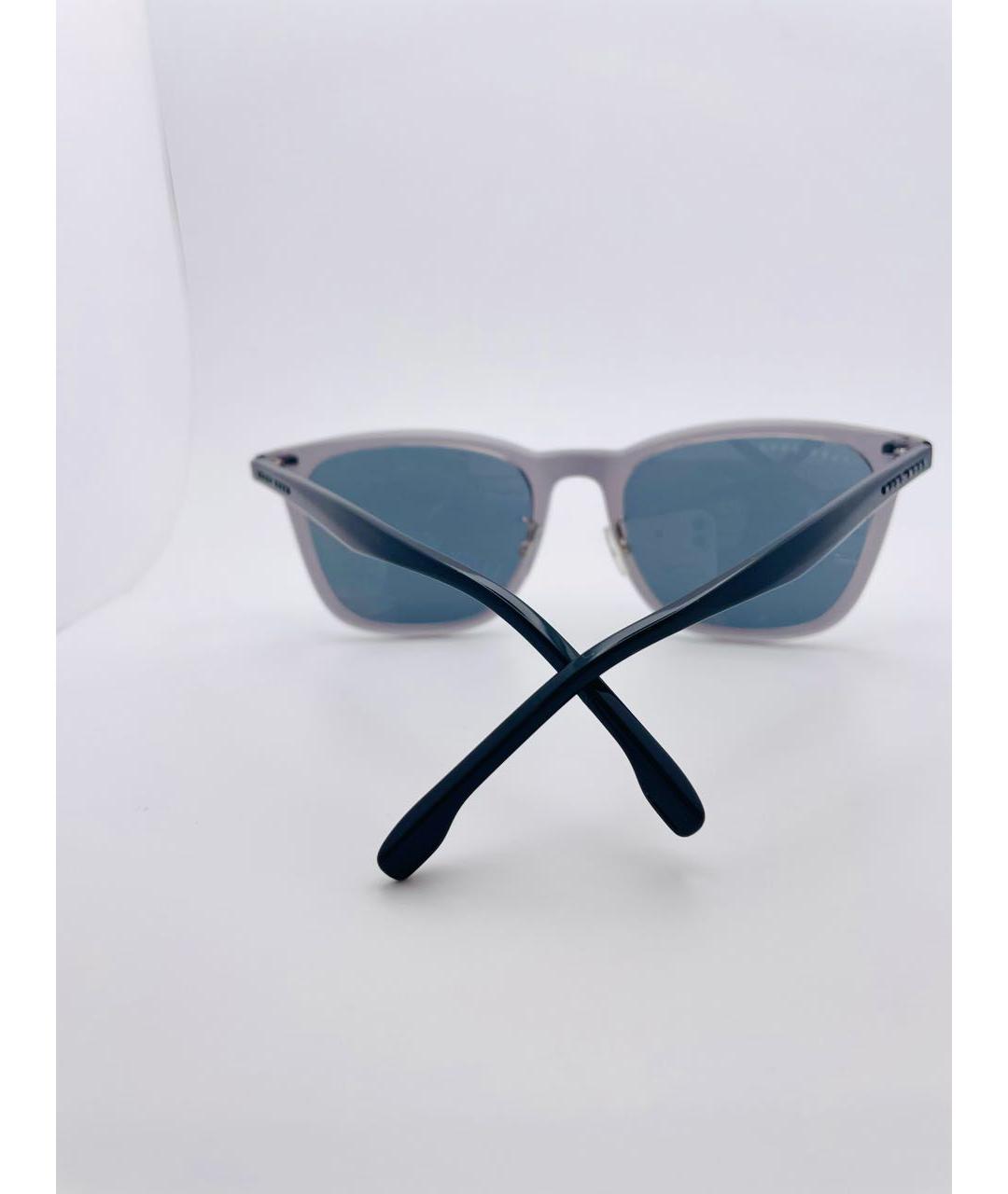HUGO BOSS Серые пластиковые солнцезащитные очки, фото 7