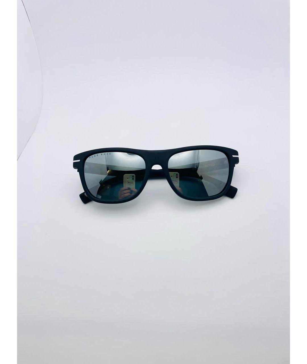 HUGO BOSS Черные пластиковые солнцезащитные очки, фото 7