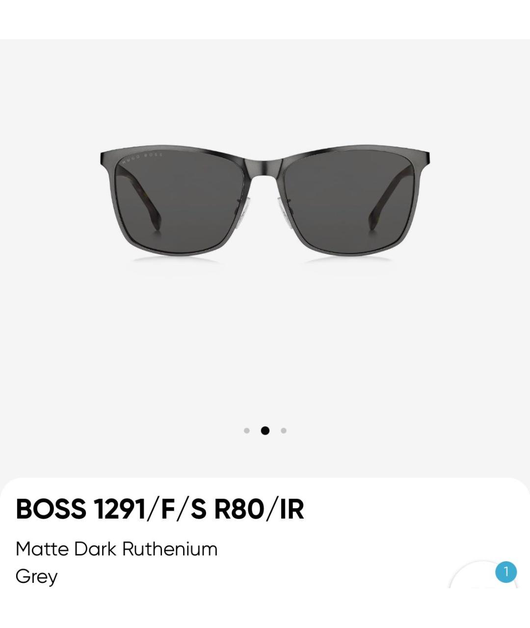 HUGO BOSS Серебряные металлические солнцезащитные очки, фото 8