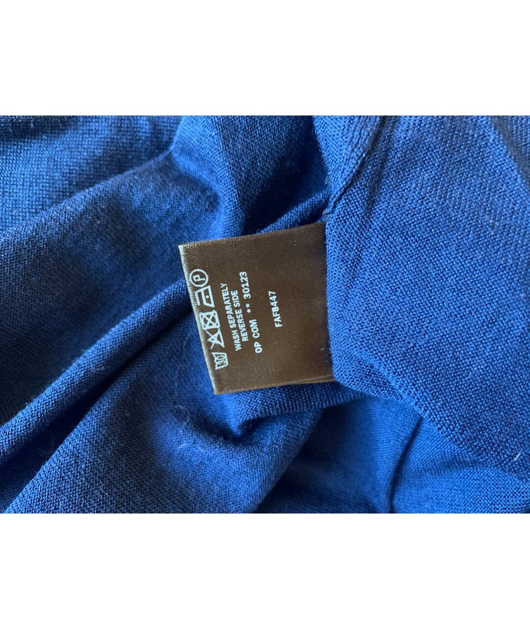 LORO PIANA Темно-синий шелковый джемпер / свитер, фото 8