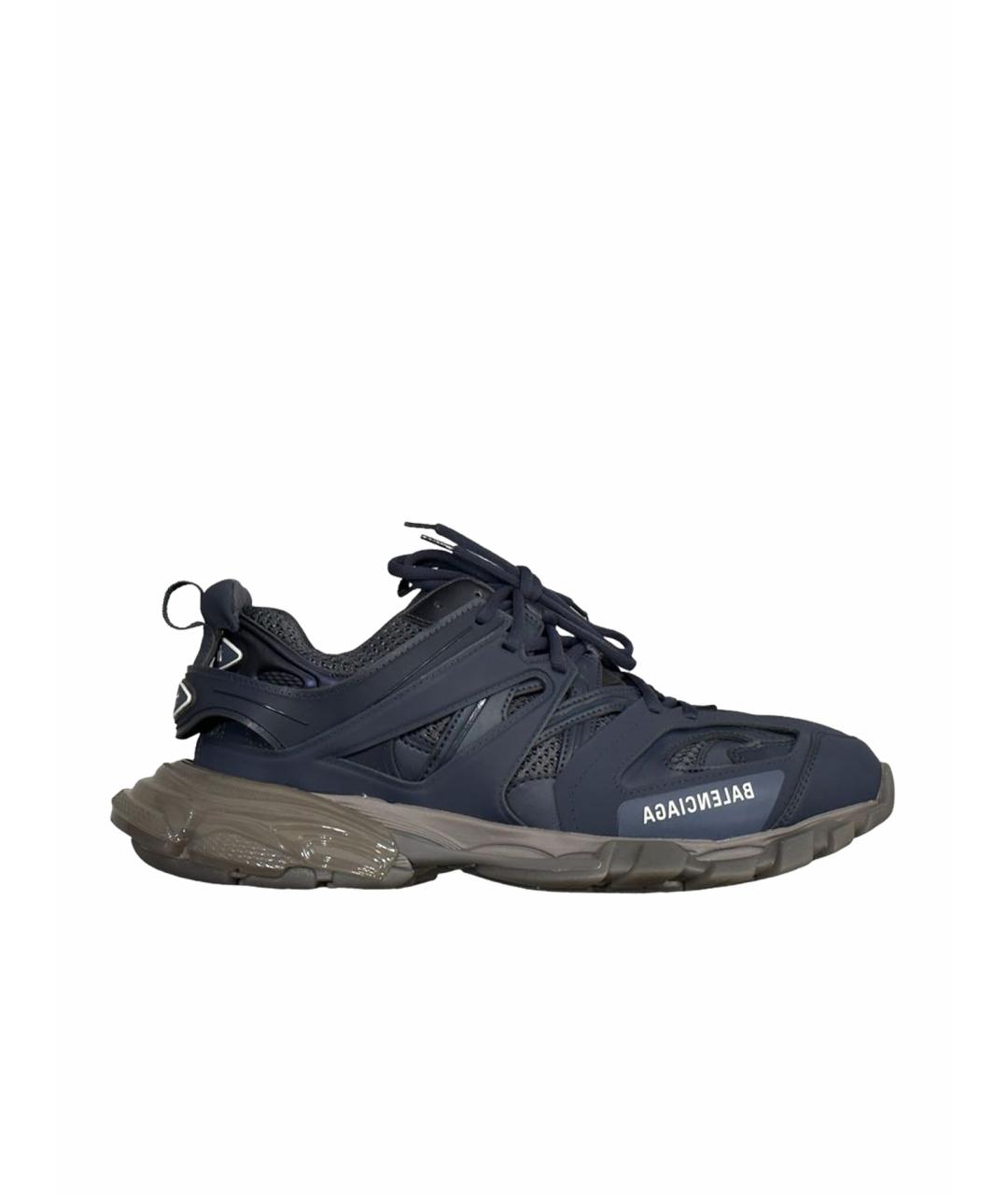 BALENCIAGA Темно-синие низкие кроссовки / кеды, фото 1