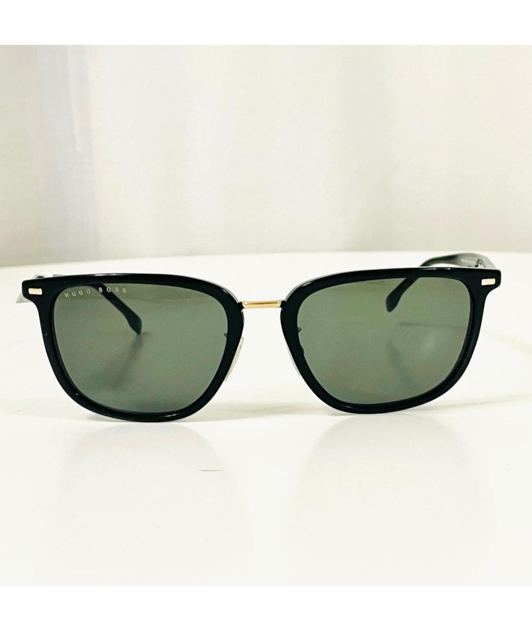 HUGO BOSS Черные пластиковые солнцезащитные очки, фото 5
