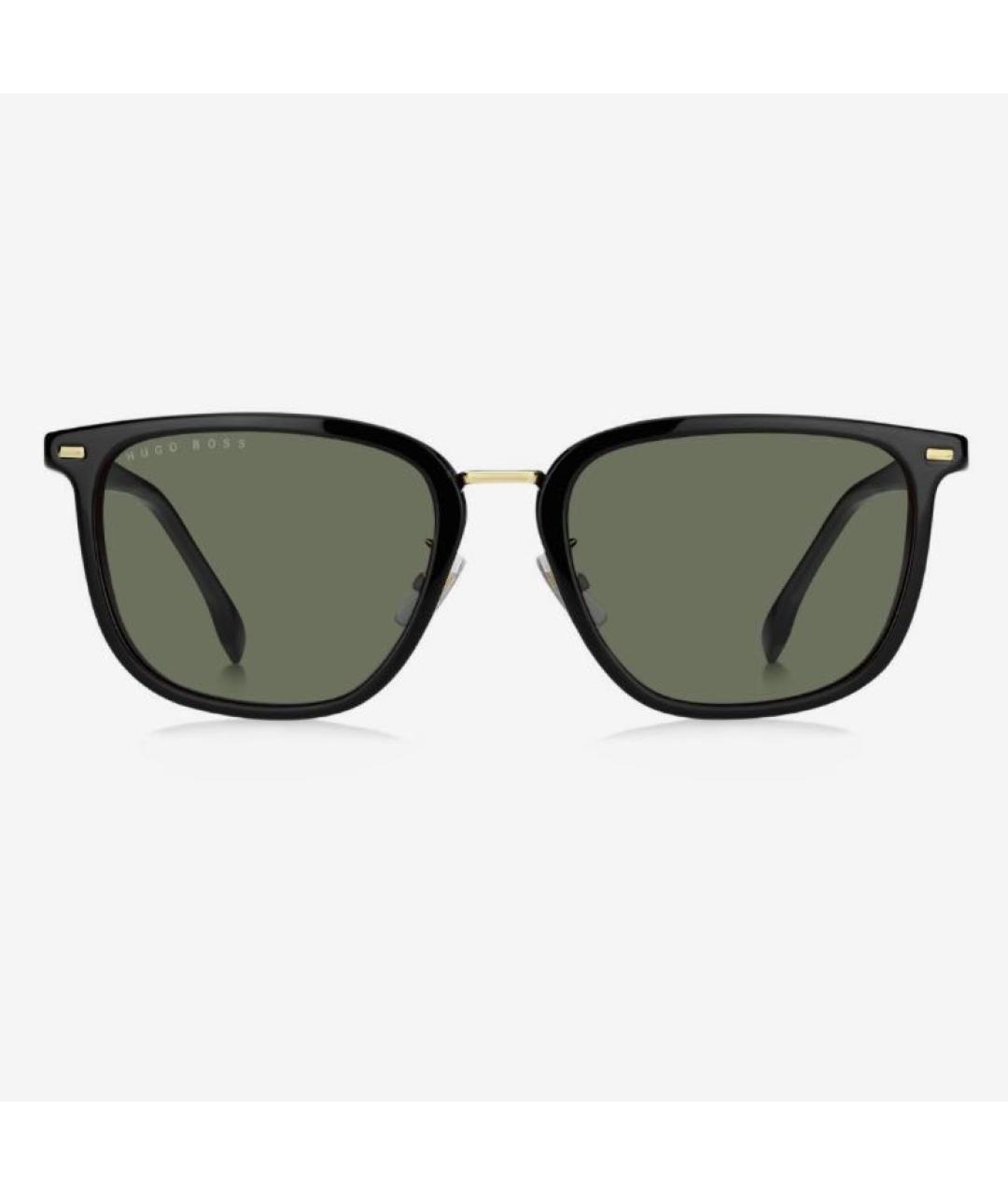 HUGO BOSS Черные пластиковые солнцезащитные очки, фото 9
