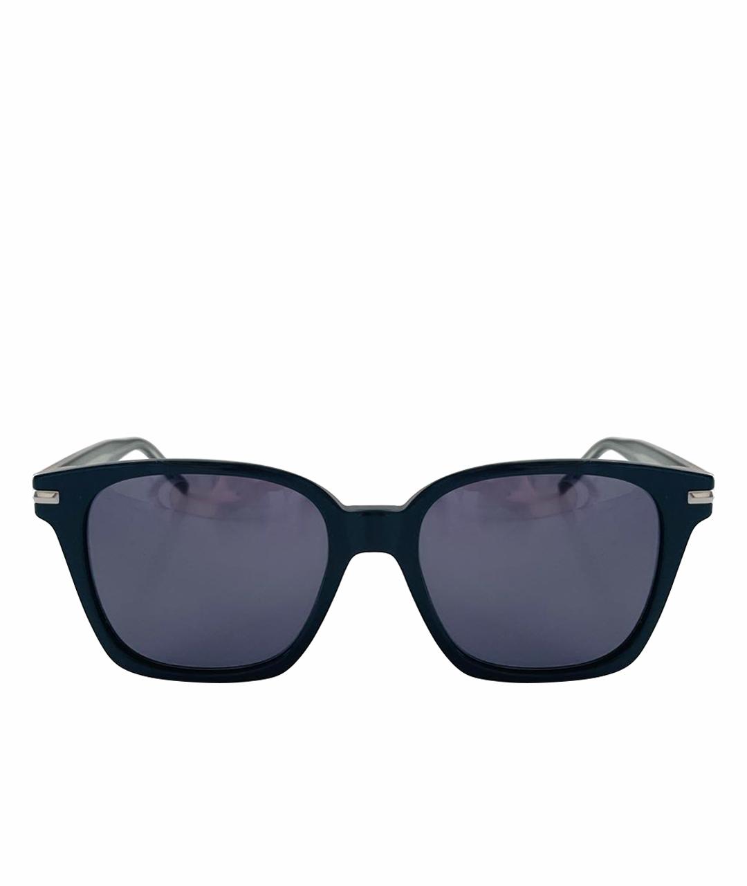HUGO BOSS Черные пластиковые солнцезащитные очки, фото 1