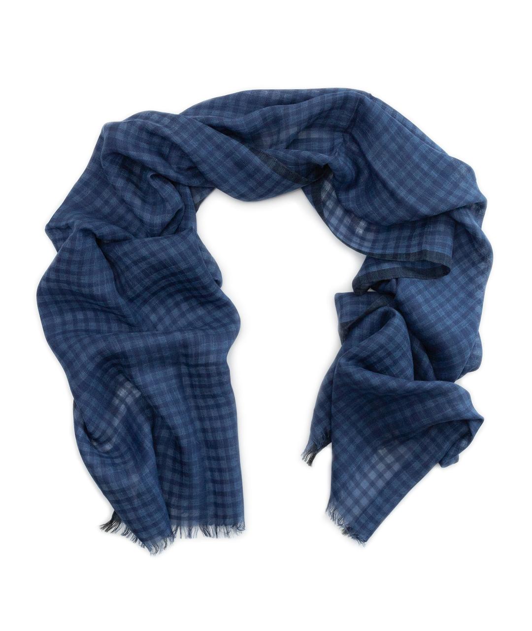 AGNONA Синий шарф, фото 2