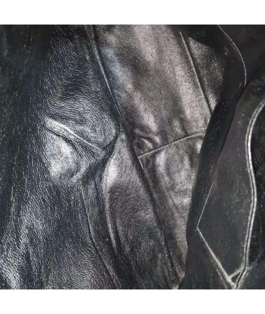 CHANEL PRE-OWNED Черная замшевая сумка с короткими ручками, фото 6