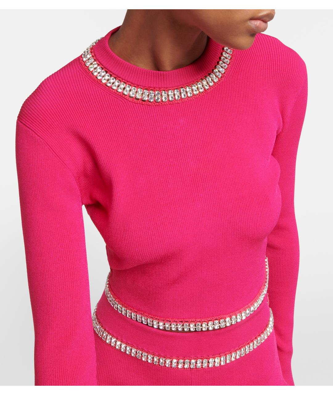 PACO RABANNE Розовый джемпер / свитер, фото 2