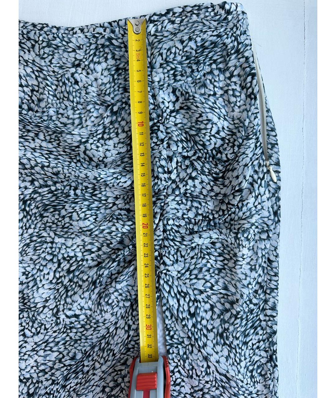 FRANCESCO SCOGNAMIGLIO Мульти шелковая юбка макси, фото 5