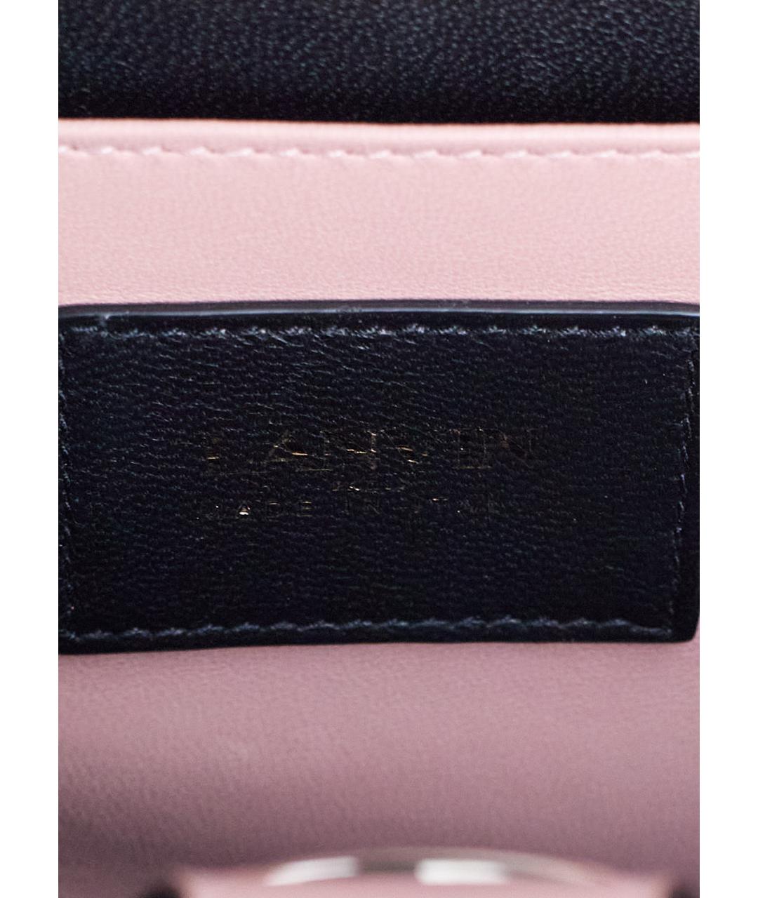 LANVIN Розовая кожаная сумка на плечо, фото 5