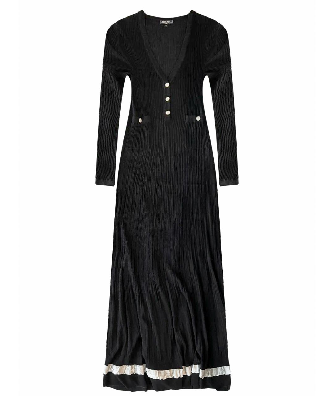 CHANEL PRE-OWNED Черное шелковое повседневное платье, фото 1