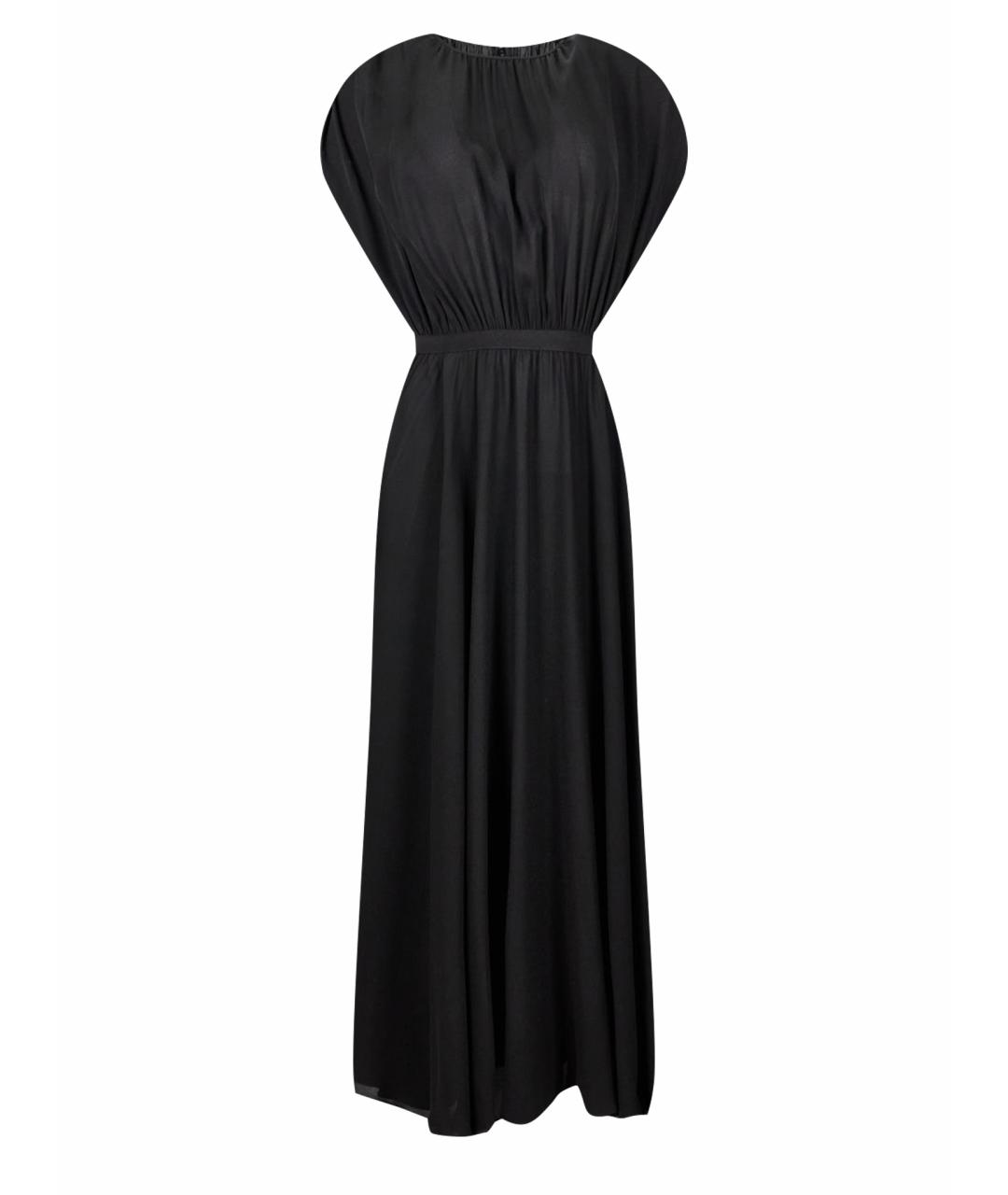 VALENTINO Черное шелковое вечернее платье, фото 1