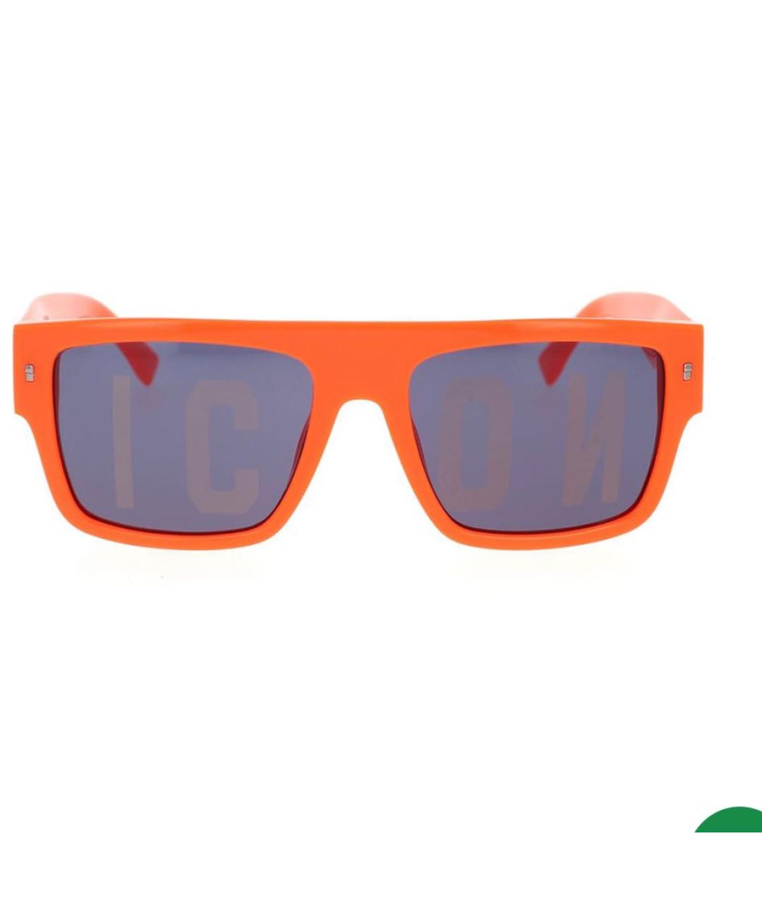 DSQUARED2 Оранжевое пластиковые солнцезащитные очки, фото 2