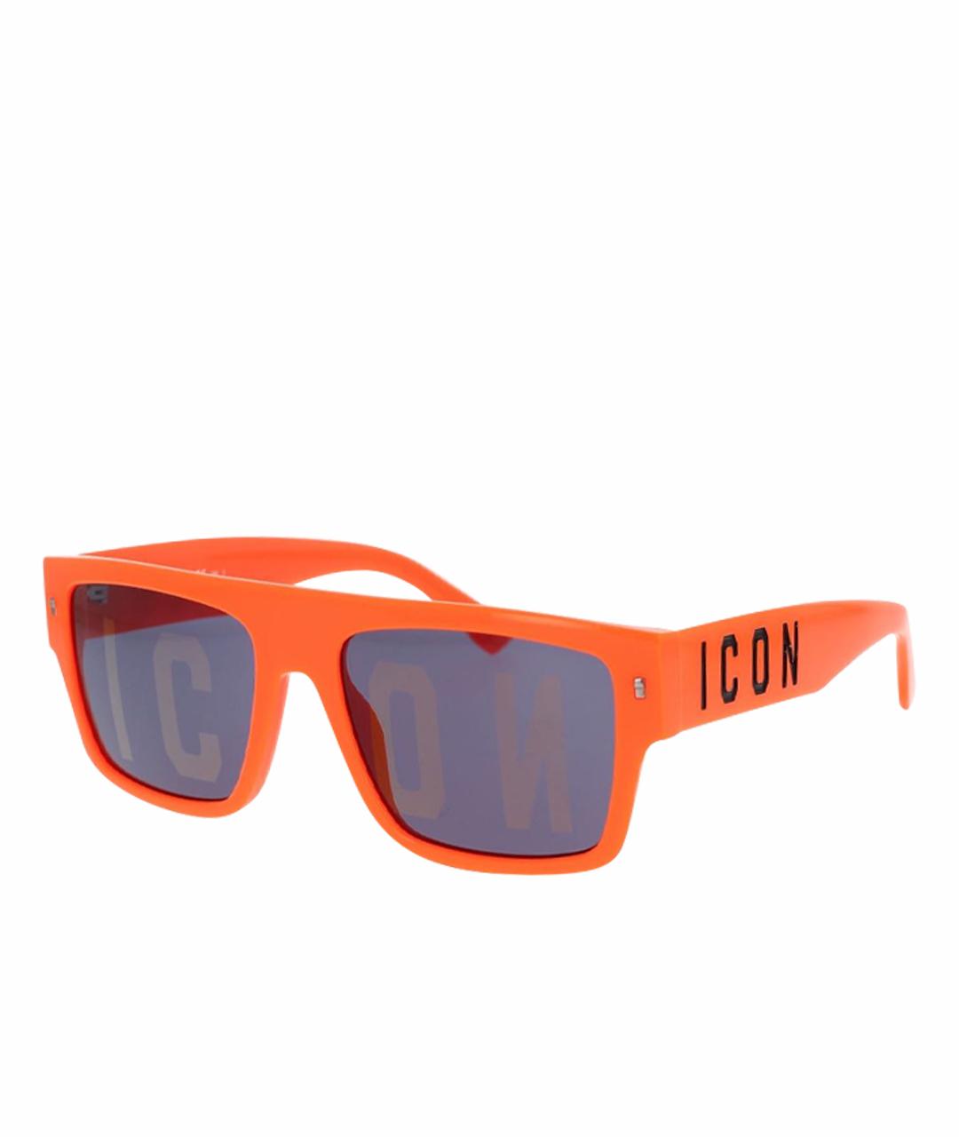 DSQUARED2 Оранжевое пластиковые солнцезащитные очки, фото 1