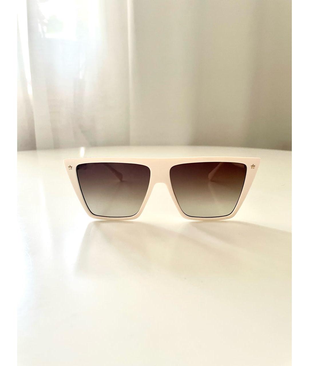 CHIARA FERRAGNI Белые пластиковые солнцезащитные очки, фото 9